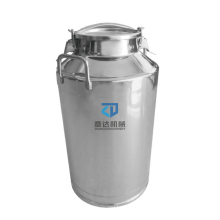 50L mini storage tank food grade small mobile container milk pail stainless steel for milk, alcohol,chemistry, resin